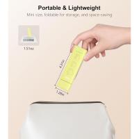 Luz de Lectura, Lámpara de Lectura Recargable con Pinzas, 3 Colores de Protección Ocular & 5 Brillos Continuamente Ajustables - Luz Libro de Ángulo Ajustable, Regalo Amantes para Leer - details 0