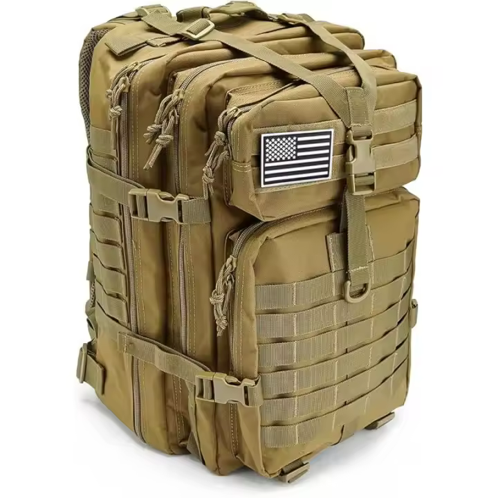 Mochilas militares tacticas 45L para hambres que acampan inando senderismo Paquete de Asalto Daypack - 1