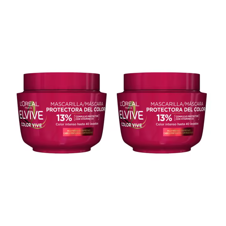 L'Oréal Paris | Rutina Elvive Color Vive Recarga Ecopack de Champú, Mascarilla, Champú, Acondicionador o Aceite Protector Para Pelo Teñido - 1