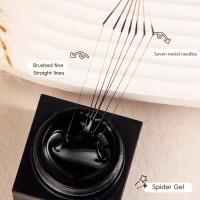 Brocha De Uñas Ultrafina De Acero Con 7 Pines Para Dibujar Líneas Finas Y Pintura 3D Con Varias Cabezas Herramienta Para Gel UV Y Artesanía De Uñas - details 2