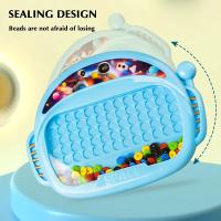 Tablero De Dibujo Magnético Para Niños Con Pluma Y Cuentas Juguete Educativo Sensorial Montessori Regalo Para Niños Y Niñas - details 21