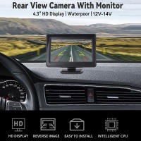 Monitor De Cámara Trasera Para Coche 4.3 Pulgadas Sistema De Parqueo Fácil Instalación Cámara De Reversa Alta Resolución ABS - details 0