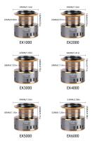 Carrete De Pesca De Spinning Profesional Ultra Ligero Ratio De Engrosamiento 5.2:1 26LB Max Drag Spool De Metal Para Agua Dulce Y Salada - details 6