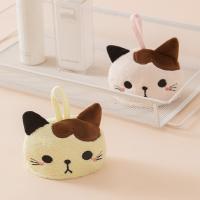 Toalla De Cocina Absorbente De Gato Lindo Paño De Limpieza Suave De Velours Coral Toalla De Mano Colgante Para Cocina - details 0