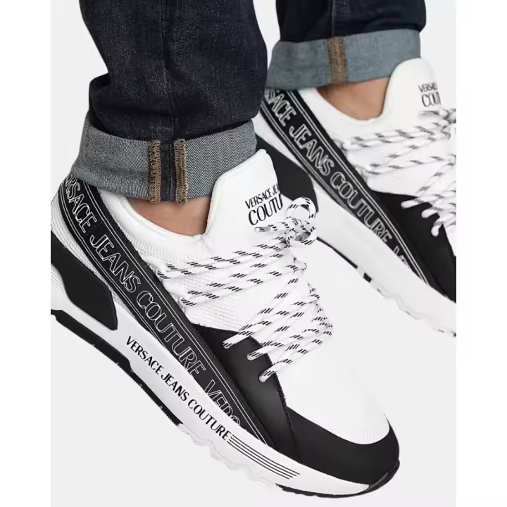 Versace 78YA3SA3 ZSC65 Zapatillas Hombre Negro - 1