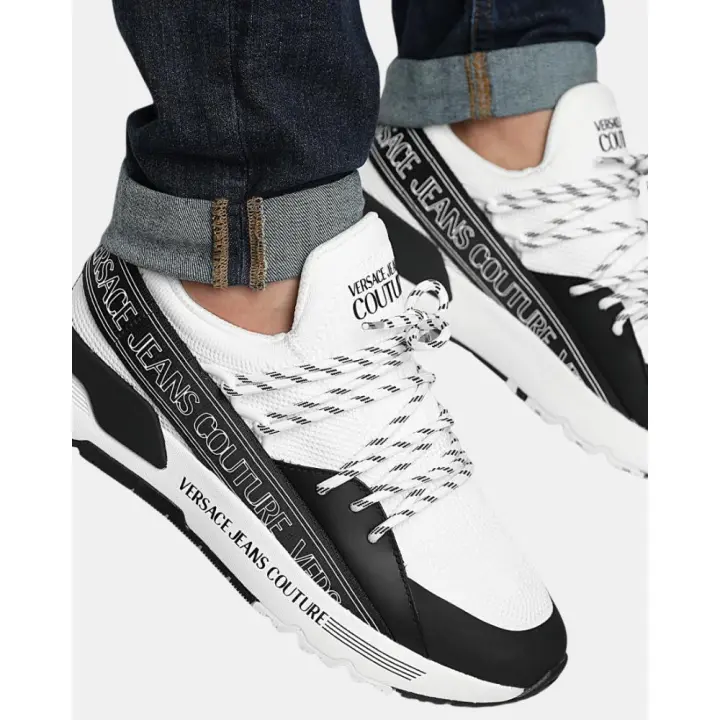 Versace 78YA3SA3 ZSC65 Zapatillas Hombre Negro - 1