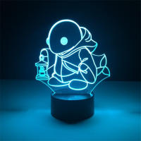 Lámpara De Noche Final Fantasy 3D Anime LED Cloud Strife Lámpara De Decoración Para Dormitorio Iluminador Para Niños Regalo De Cumpleaños - details 10