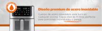 Freidora de Aire 6L / 8L Sin Aceite 1500W Horno de Gran Capacidad Freidoras de Aire Saludable con 10 programas Preajustes, Ventana de Cocción Visible, Cesta Antiadherente. Temporizador 6o min, Temperatura regulable 80 a 200ºC. - details 4