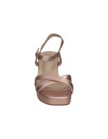POLKA | Sandalias de tacón Polka para Mujer – Sandalias de Fiesta Color Rosa Gold – Sandalia Evento con Cierre de Hebilla – Tacón con tiras en color Rosa Gold – Tacón Medio  y Cómodo – Alta Calidad – Modelo 345 - details 2