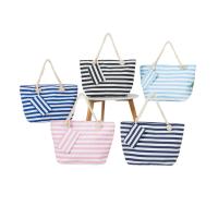 Bolso de playa rayas 60 x 40 x15cm multiuso, diario ,gimnasio ,playa ,gran capacidad Nueva colección primavera/verano 2024 para mujer - details 0