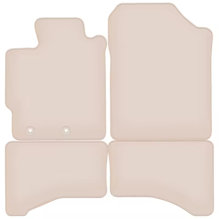 Alfombrillas PREMIUM beige para: Toyota Yaris IV Hybrid hatchback 2020- - 1