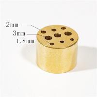 Soporte De Incienso Con Nueve Agujeros De Flor Mini Loto De Cobre Quemador De Incienso Para Casa Estilo De Té Sandálias Base Para Madera De Sándalo - details 3