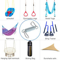 Gancho deSuspensión Para Silla Colgante De Jardín Acero Resistente Swing Sprung Hammock Hanger Kit De Colgadores Para Sillas Colgantes - details 1