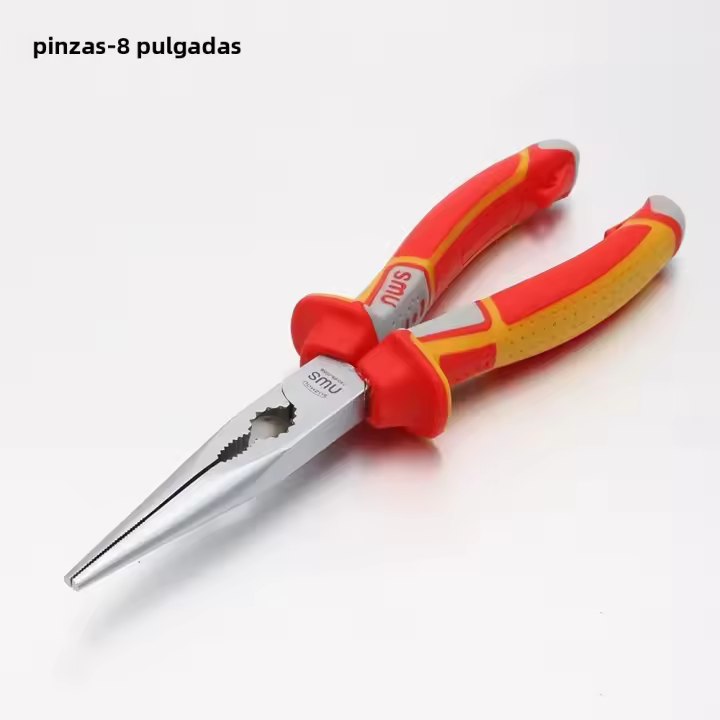 Alicates De Cable Industrial Aleman Con Nariz Aguda Herramienta Manual Para Electricistas Tamaños 6/7/8 Pulgadas - 1