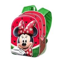 Mochila 3D Pequeña Minnie Mouse Watermelon Color Rojo y Verde. Tamaño 31x26x11cm. KARACTERMANIA - details 0