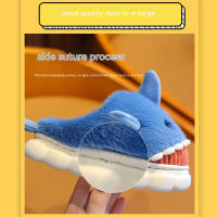 Zapatillas De Algodón Para Niños Y Niñas Con Diseño De Joven Ballena Para Otoño E Invierno Zapatos De Interior Grueso Y Cómodos Tallas Variadas - details 8
