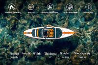 FunWater Tabla Paddle Surf Hinchable con Accesorios Premium con Funda Impermeable para teléfono móvil Remo Doble Uso | PadelSurf Stand Up Paddle Gran Estabilidad y Resistencia | Paddle Board - details 4