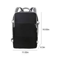 Mochila de viaje de gran capacidad para Mujer, Bolso de Día informal, impermeable, antirobus, Con Correa de equipamiento y Puerto de carga USB - details 0