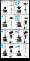 Bombillas De Faros De Coche LED H4 H7 H11 H3 HB3 HB4 HIR2 9005 9006 9012 Con Ventilador Turbo Luz Antiniebla COB Chip Luz De Andar 6000K - details 10