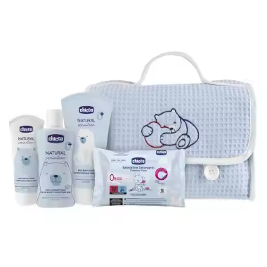 Set bolsa Cosmética Piqué Natural Sensation. Chicco - 1