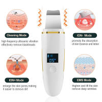 Limpieza Facial Profunda Con Scrubber Ultrasonido Eliminador De Quistes Faciales Y Puntos Negros Espátula De Poros Ultrasonido Scrubber De Piel Recargable - details 4