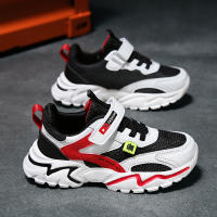 Zapatillas De Deporte Para Niños Cuero Malla Transpirable Cómodas Para Caminar Y Correr Al Aire Libre Moda Infantil - details 5