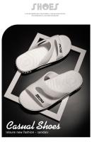 Nuevos Pantuflas Para Hombre Verano 2024 Antideslizantes Casual Trendy Para Interior Y Playa Material Superior PVC - details 3