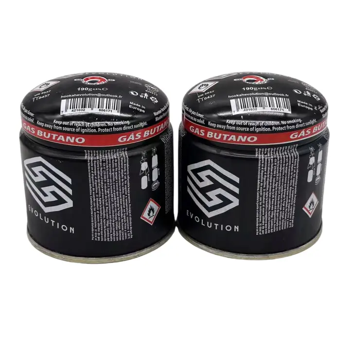 PANDA HOME Botellas de Gas para Camping 190g – Packs de 2, 4, 6 y 12 Unidades – Energía Confiable para Estufas Portátiles y Equipos de Cocina – Ligeras, Compactas y Seguras - 1