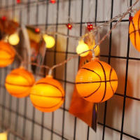 Cadena De Luces LED De Baloncesto Para Navidad Decoración De Jardín Y Fiesta De Año Nuevo Lámpara De Ambiente Para Habitación Color Calido Tamaño 1.5m10led 3m20led 6m40led - details 2