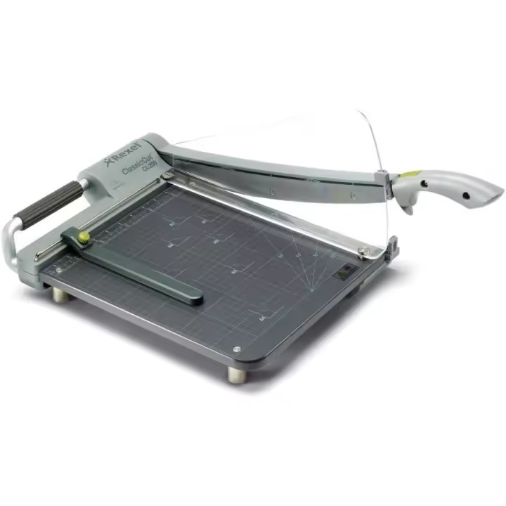 REXEL CL200 DIN-A3 GUILLOTINA/CIZALLA 4EN1 15 HOJAS CON PALANCA Corta papel de forma rápida y precisa con esta guillotina profesional de gran capacidad. - 1