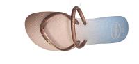 HAVAIANAS CHANCLAS DEDO H. FLAT DUO IRI FC  BEIGE / ROSA VALET - details 0