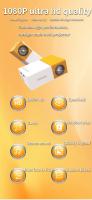 YG300 Proyector Portátil HD 1080P 800 Lumen Enfoque Manual WiFi Bluetooth Cine En Casa Exterior Video LED Proyector - details 8
