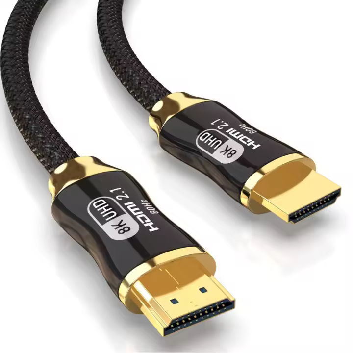 Cable HDMI 2.1 8K ULTRA HD 120hz 4K / 60hz   para televisión smart tv consola COMPATIBLE con PS5 XBOX series S X cables de imagen y sonido de nylon trenzado - 1