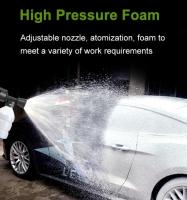 Pistola de agua de alta presión inalámbrica de 100 bar, 21V, pistola pulverizadora para limpieza de jardín y coche, generador de espuma, herramientas de limpieza para el hogar con batería de litio - details 1