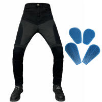 Protección De Motocicleta Con Inserciones CE Equipamiento De Seguridad Rodilla Y Cadera Protector De Pantalones De Moto Pads De Gel Silíceo (2 X Pads De Rodilla + 2 X Pads De Cadera) - details 16