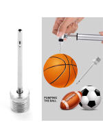 Bomba De Aire Multifuncional Para Baloncesto Y Fútbol 5Pcs Con Válvula Y Adaptador Inflable Para Bola De 4cm Ideal Para Baloncesto Fútbol Voleibol - details 5