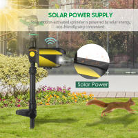 Repelente De Animales Con Rociador Automático Y Solar Activado Por Movimiento Gran Área Para Jardín Repelente De Animales - details 11