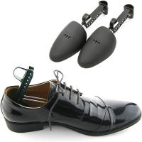 Pareja De Árboles De Zapatos Ajustables De Plástico Para Mujeres Y Hombres Negro Unisex Moda Formador Y Estirador De Calidad Superior - details 1