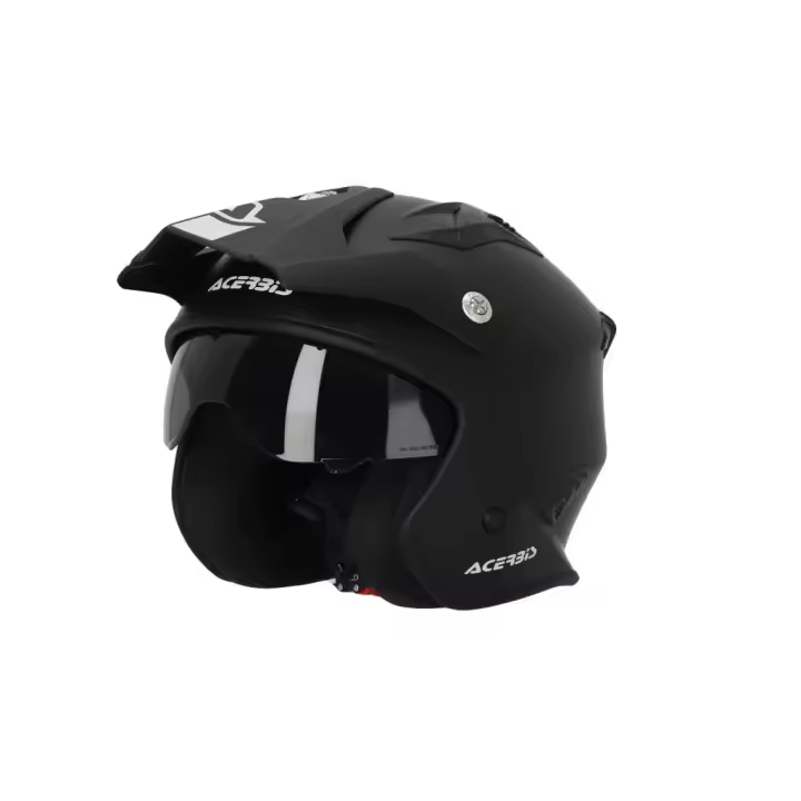 Casco Jet Trial Off-Road Acerbis Aria Matt Black 22.06 - 1