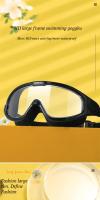 Gafas De Natación Profesionales HD Antiniebla Silicona Marco Grande Con Tapones Para Oídos Para Hombres Y Mujeres Accesorios De Natación - details 0