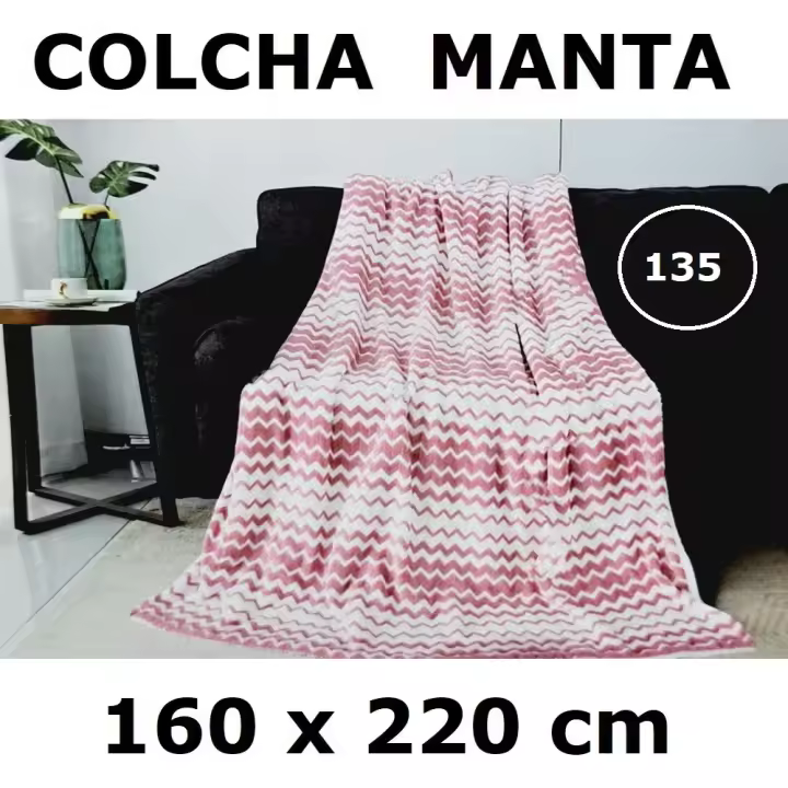 COLCHA MANTA SHERPALINA COFLOR 160x220CM,cm,fespu - 1