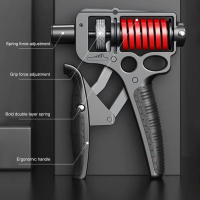 Ajustable Agarrador De Mano Pesado 5-165kg Entrenador De Brazo Muñeca Antebrazo Expansor De Dedos Fitness Con Resorte De Acero Ejercicio De Fortalecimiento De Mano - details 10