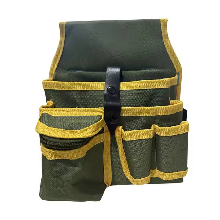 Bolsa De Herramientas De Lona 1 Pc Organizador De Cinturón Con Múltiples Bolsillos Para Destornilladores Kit De Herramientas Eléctrico Almacenamiento De Bolsas De Herramientas - 1