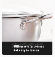Sartén Antideslizante De Acero Inoxidable 316 De 28/30cm Grado Alimenticio Fundición De Miel Olla Para Inducción Y Estufa De Gas - details 5