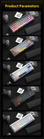 Teclado Mecánico Inalámbrico AJAZZ AK680 MAX Con Switches Magnéticos Tres Modos Para Gaming Y Esportes Grabado En Radium Coreano Multicolor USB - details 9