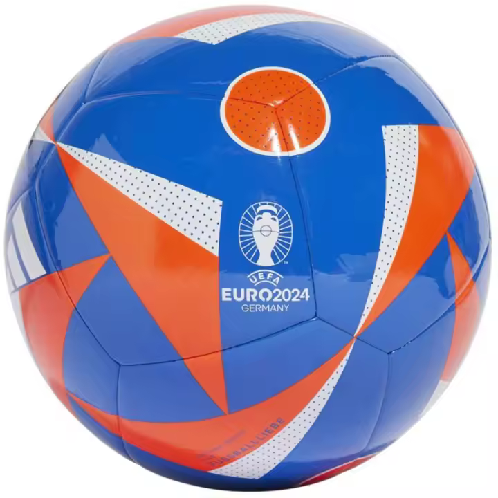 Football adidas Fussballliebe Euro24 Club IN9373 balón de fútbol Adidas Fussballliebe Euro24 Club, ideal para entrenamientos y partidos amistosos, con un diseño dinámico y colores llamativos. - 1