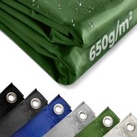 Lona de PVC 650 gr/m², resistente al agua y a las roturas, ojales de aluminio, varios colores y medidas, revestimiento por ambos lados, lona para piscina, lona para camiones, Jago - details 5