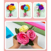 Rollo De Papel De Crepe Colorido Para Origami 50x250cm Papel De Plisado Para Manualidades Flores DIY Envoltura De Regalos Y Decoración - details 3