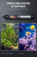 Calefactor De Agua Ajustable De 35W/60W/120W/220W Para Acuario Thermostat Submersible EU US 110V-220V Para Pequeños Peces - details 9