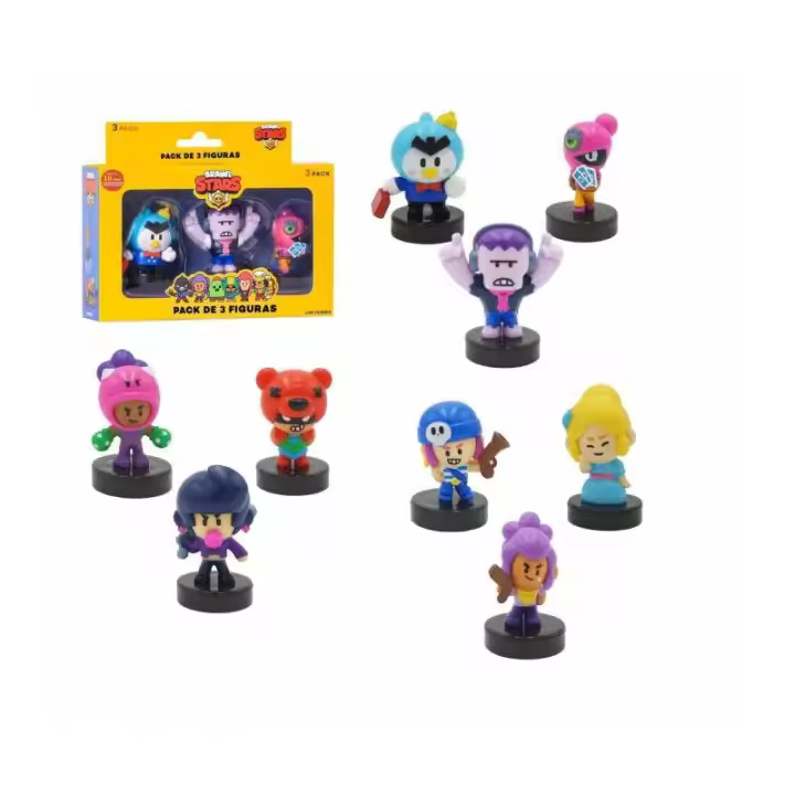 Bizak Brawl Stars Pack 3 Figuras Militares Surtidas en Caja con Sello - 1